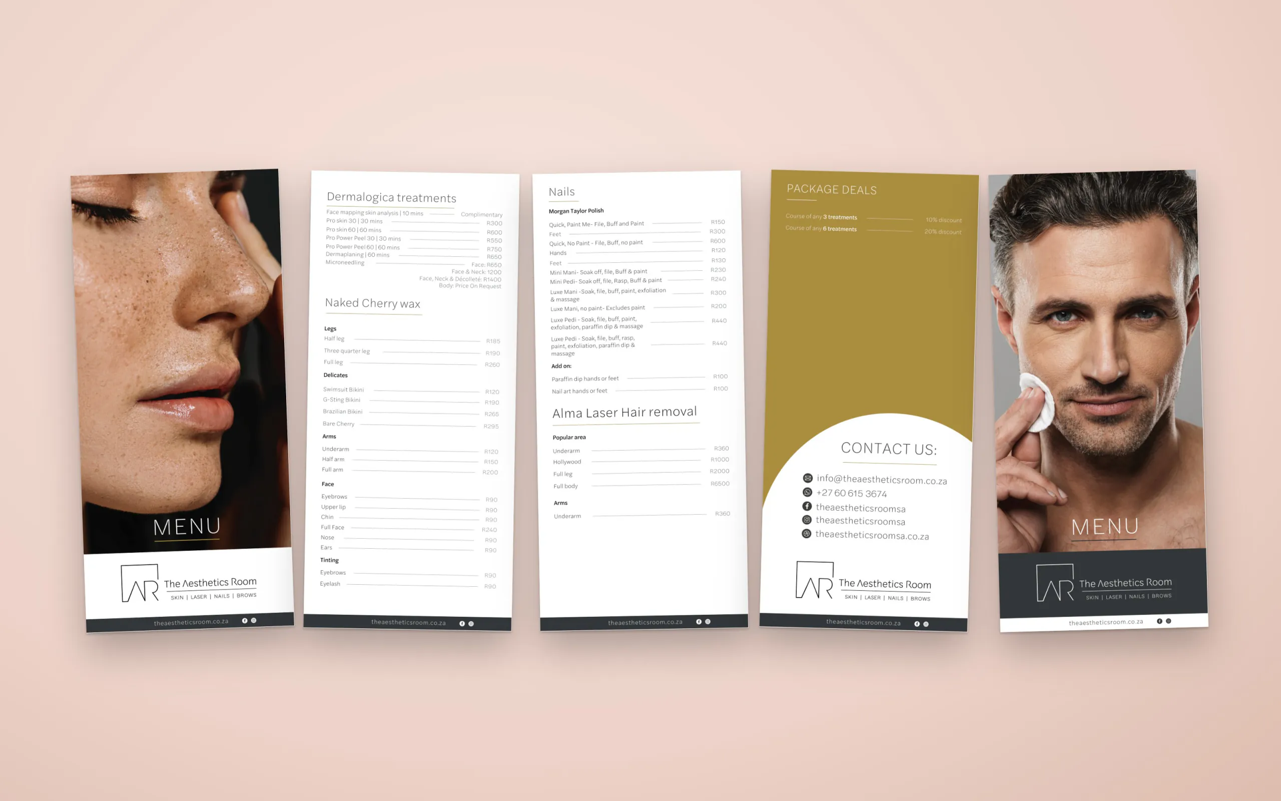The treatment menus