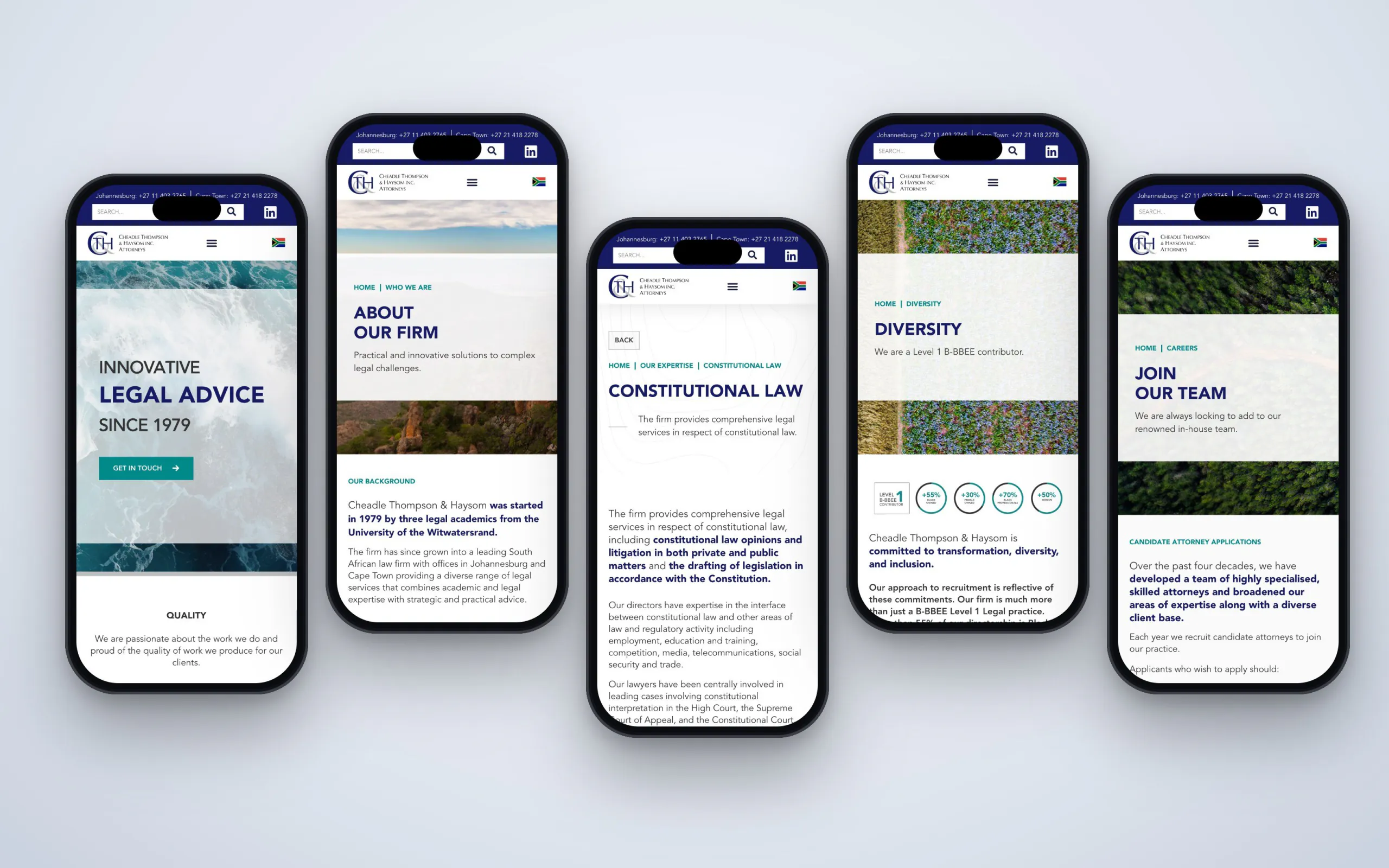 cth.co.za on phones