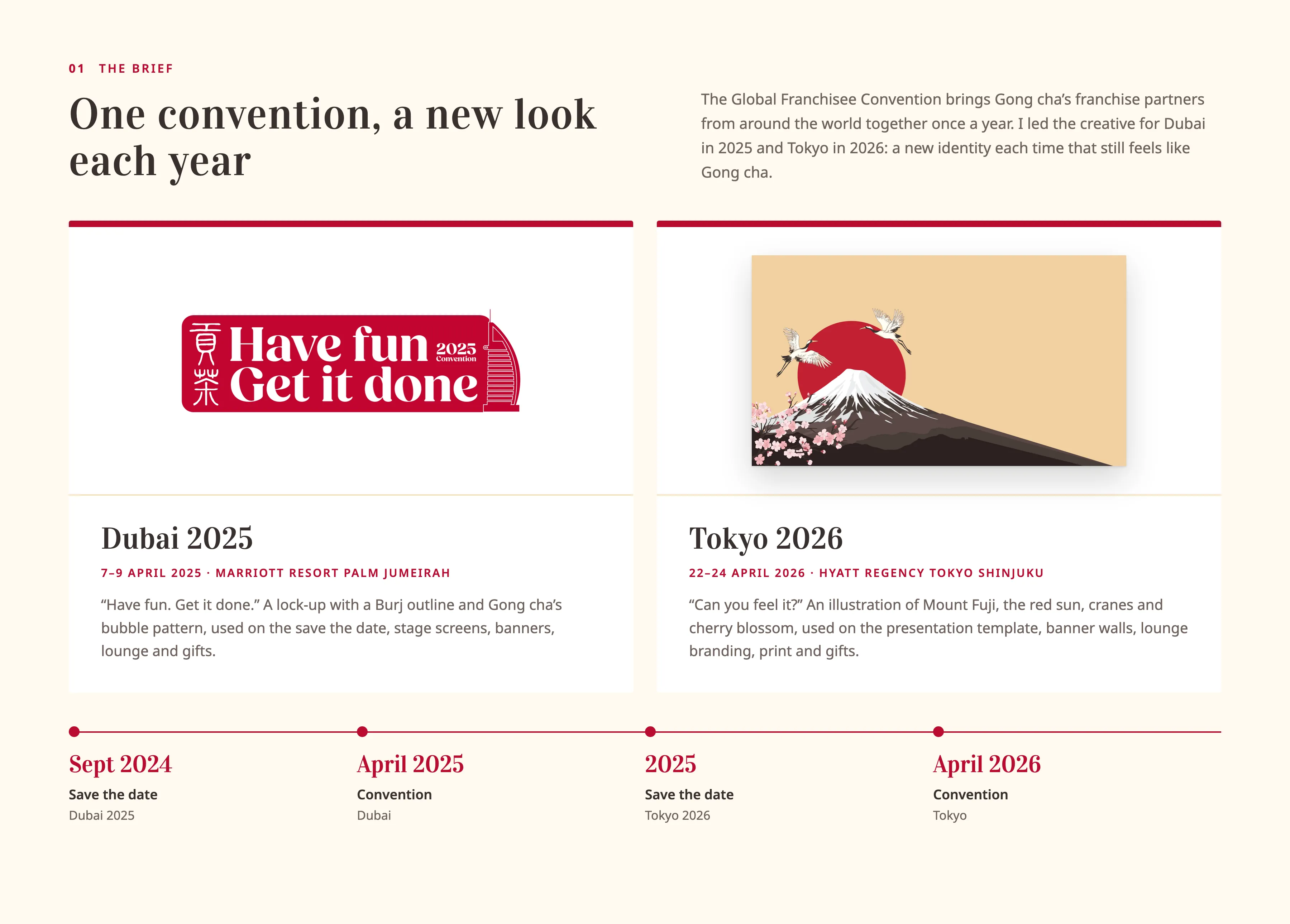 Gong cha featured work