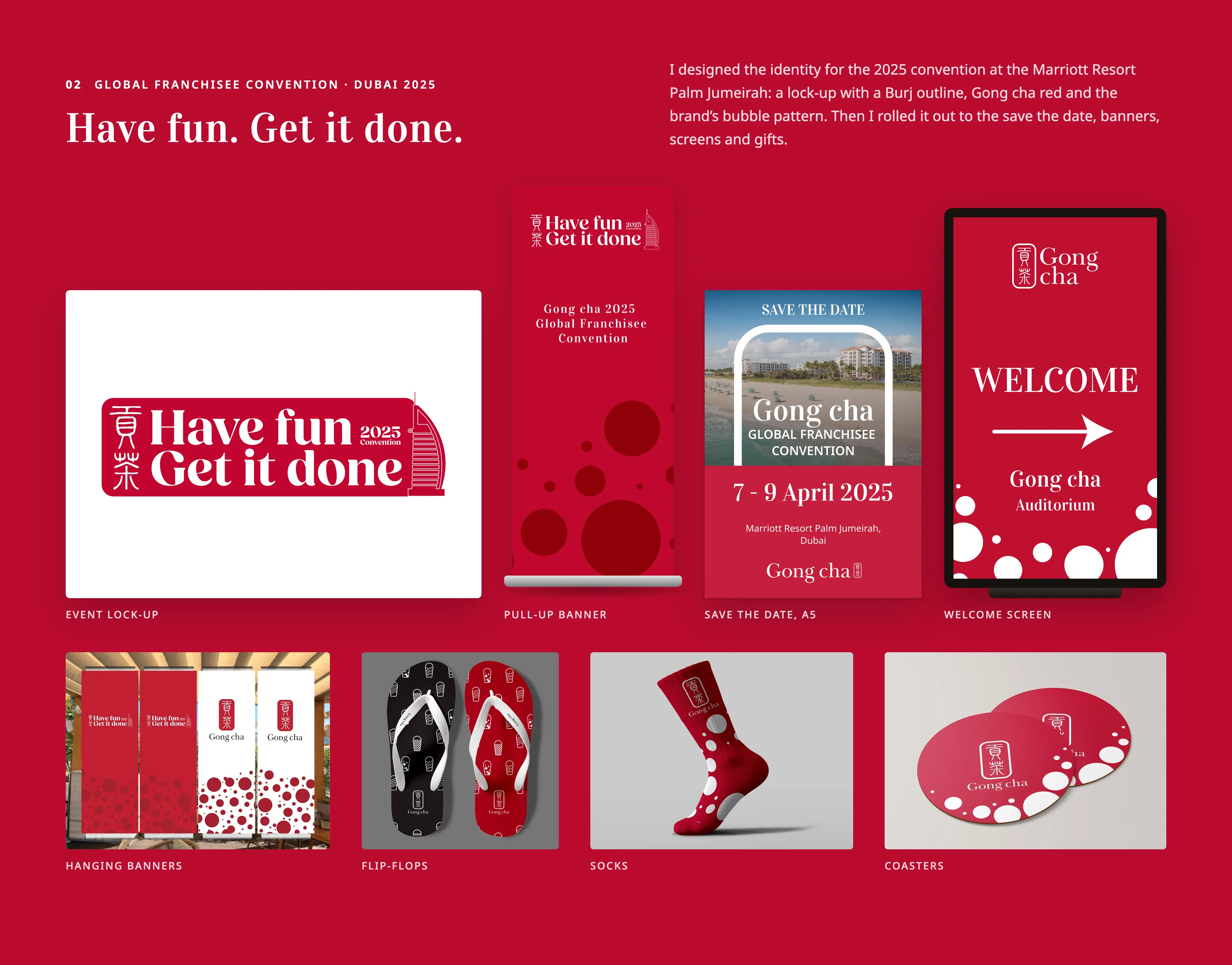 Gong cha featured work