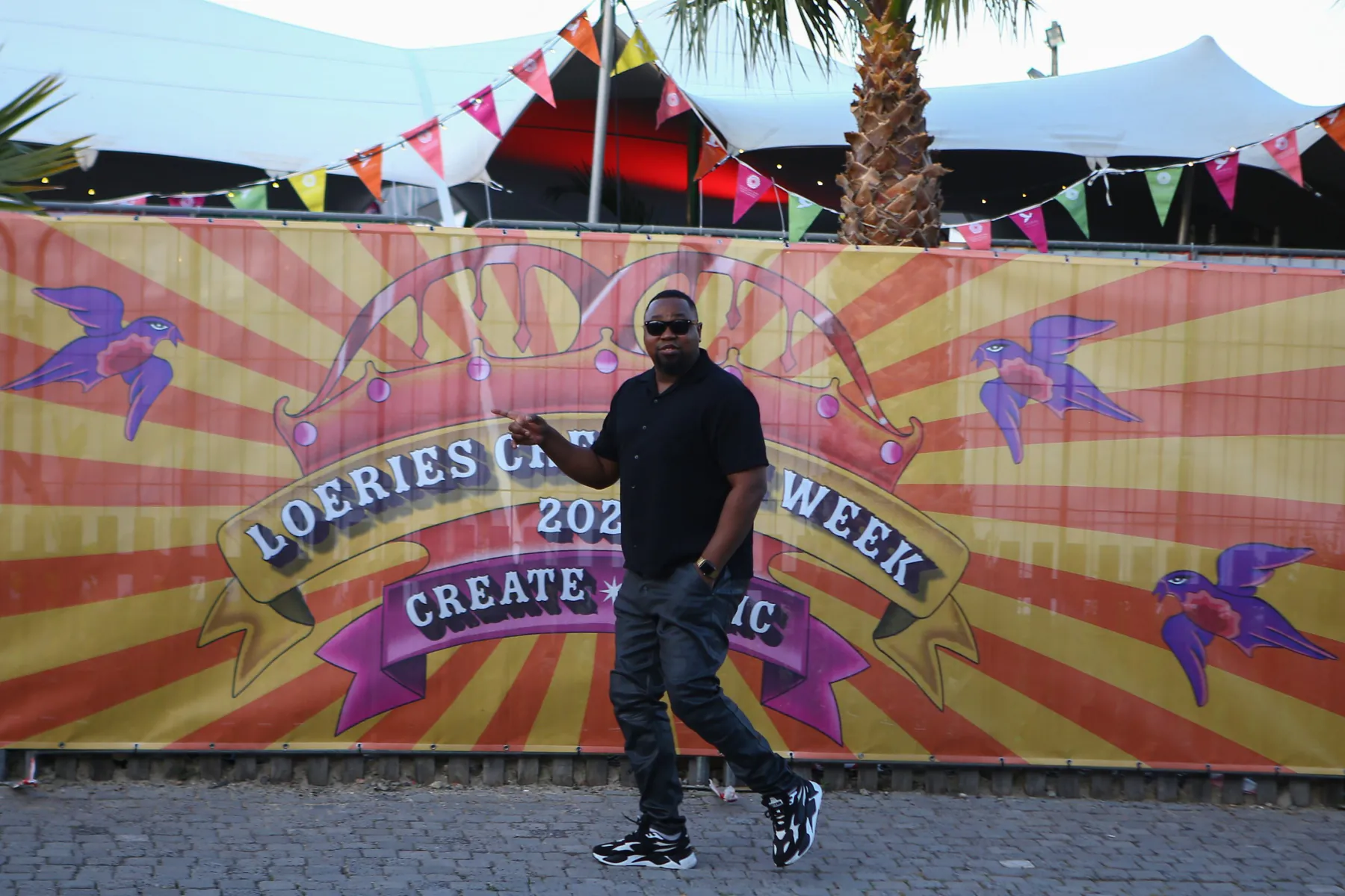 Create Magic branding at a Creative Week venue