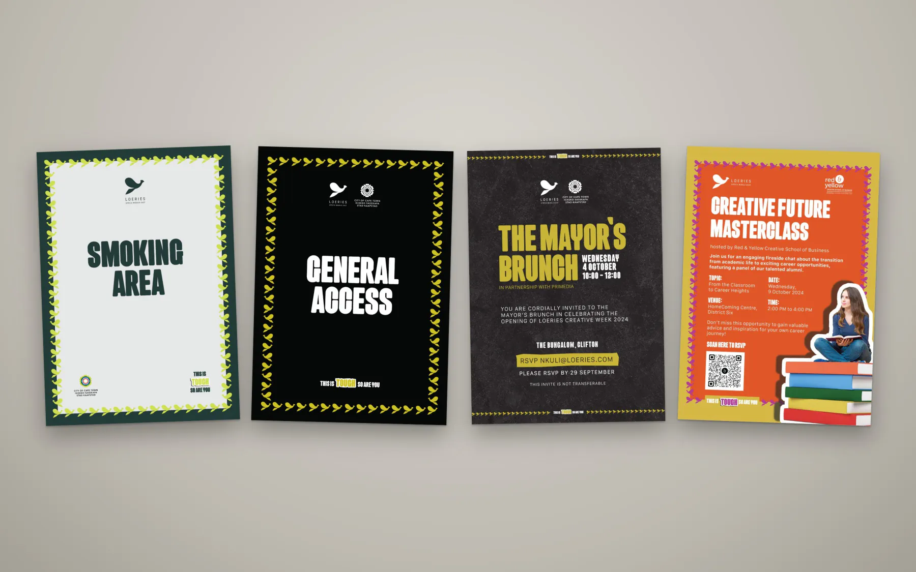 2024 venue signage and invitations