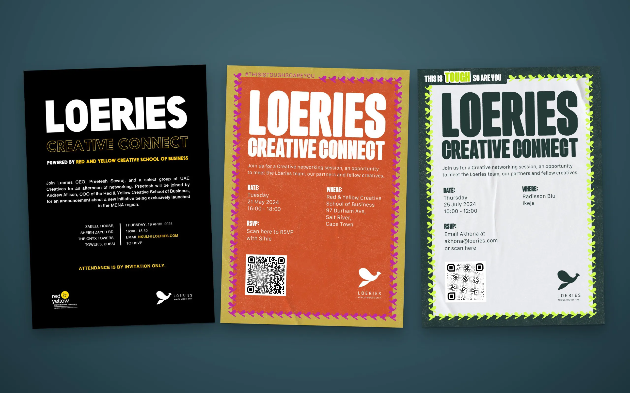 Loeries Creative Connect invitations