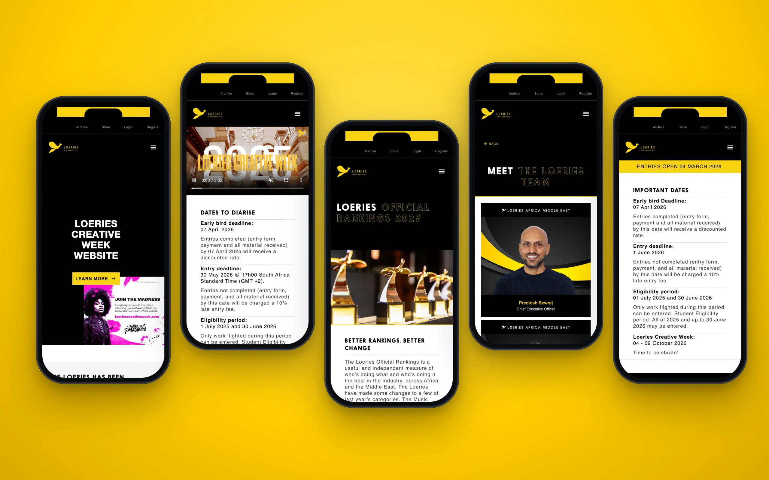 loeries.com on phones
