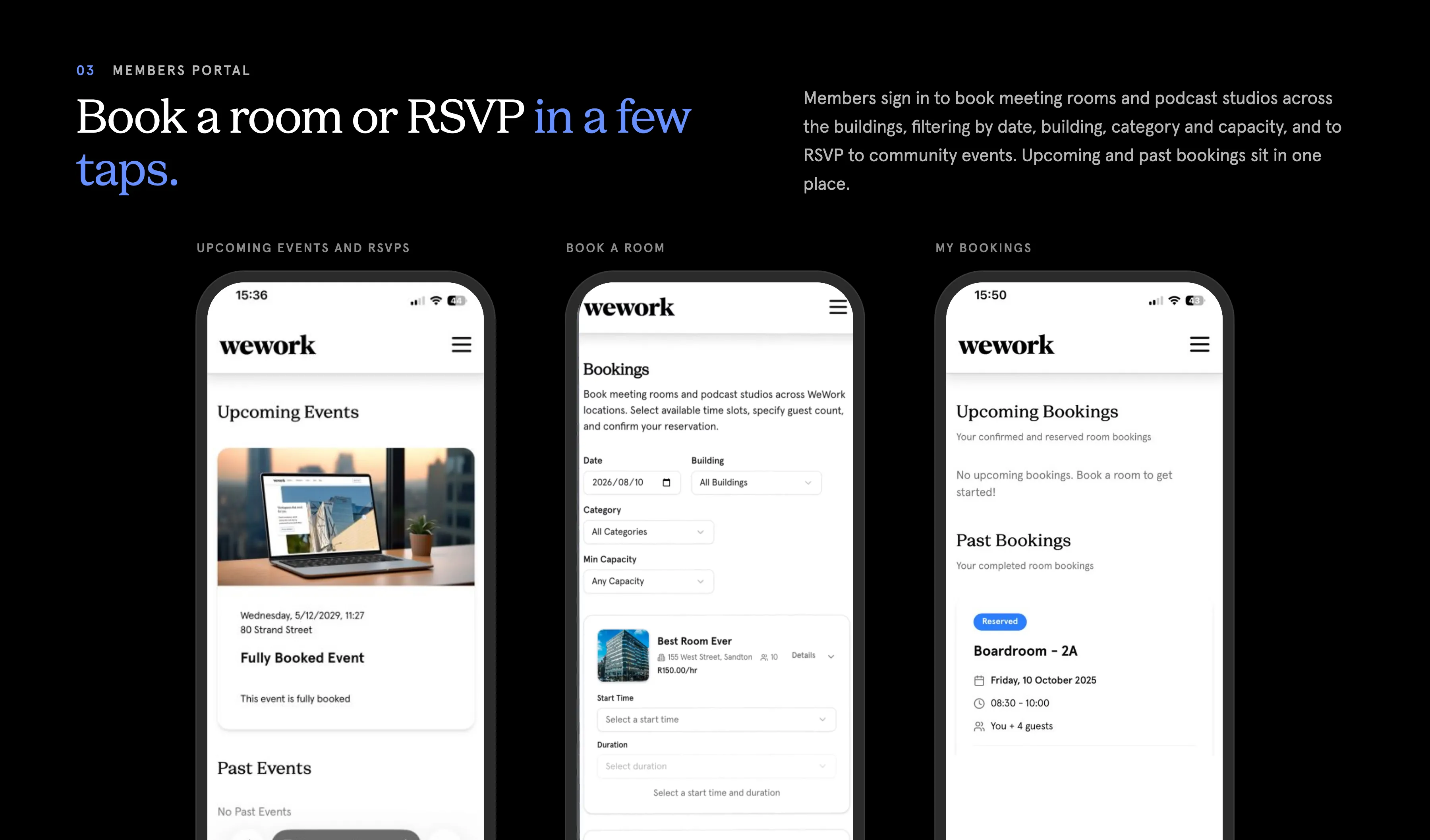 WeWork South Africa featured work