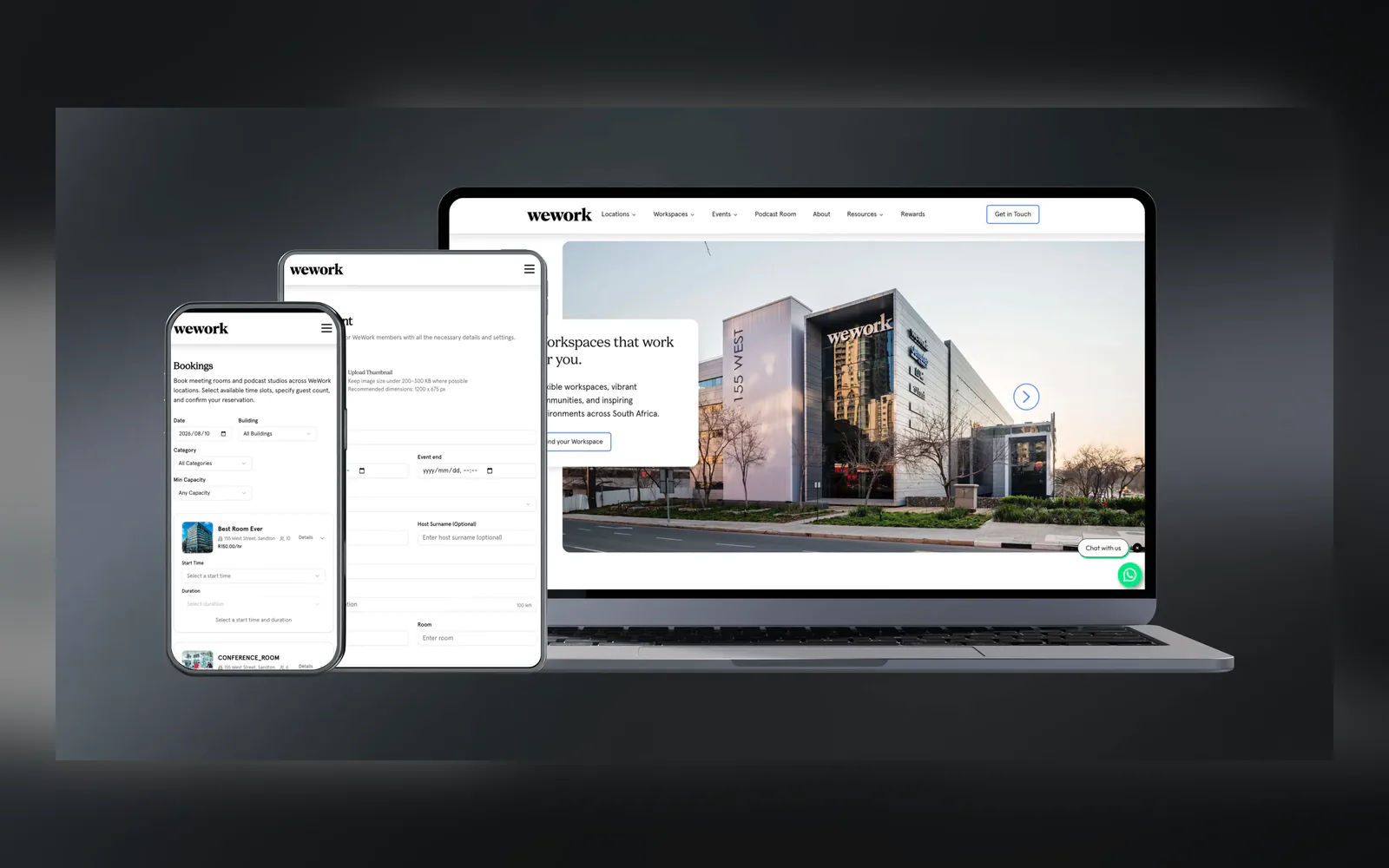 WeWork South Africa project
